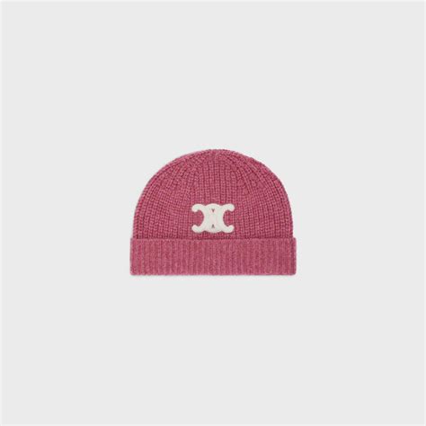 celine beanie pink|Celine beanies.